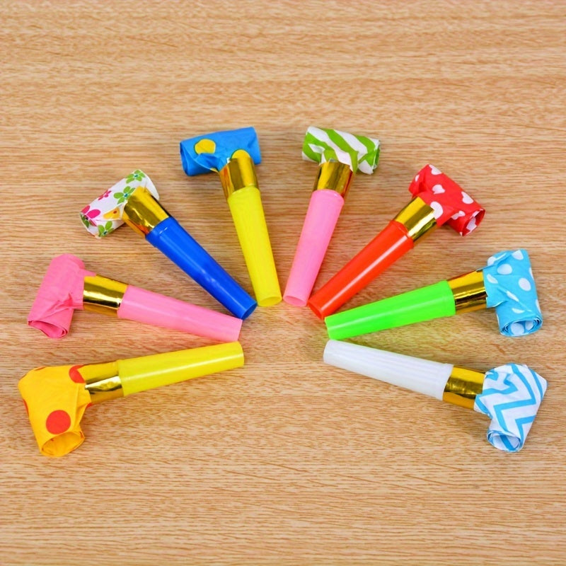 Colorful Candy Blower Whistle Birthday Party Supplies