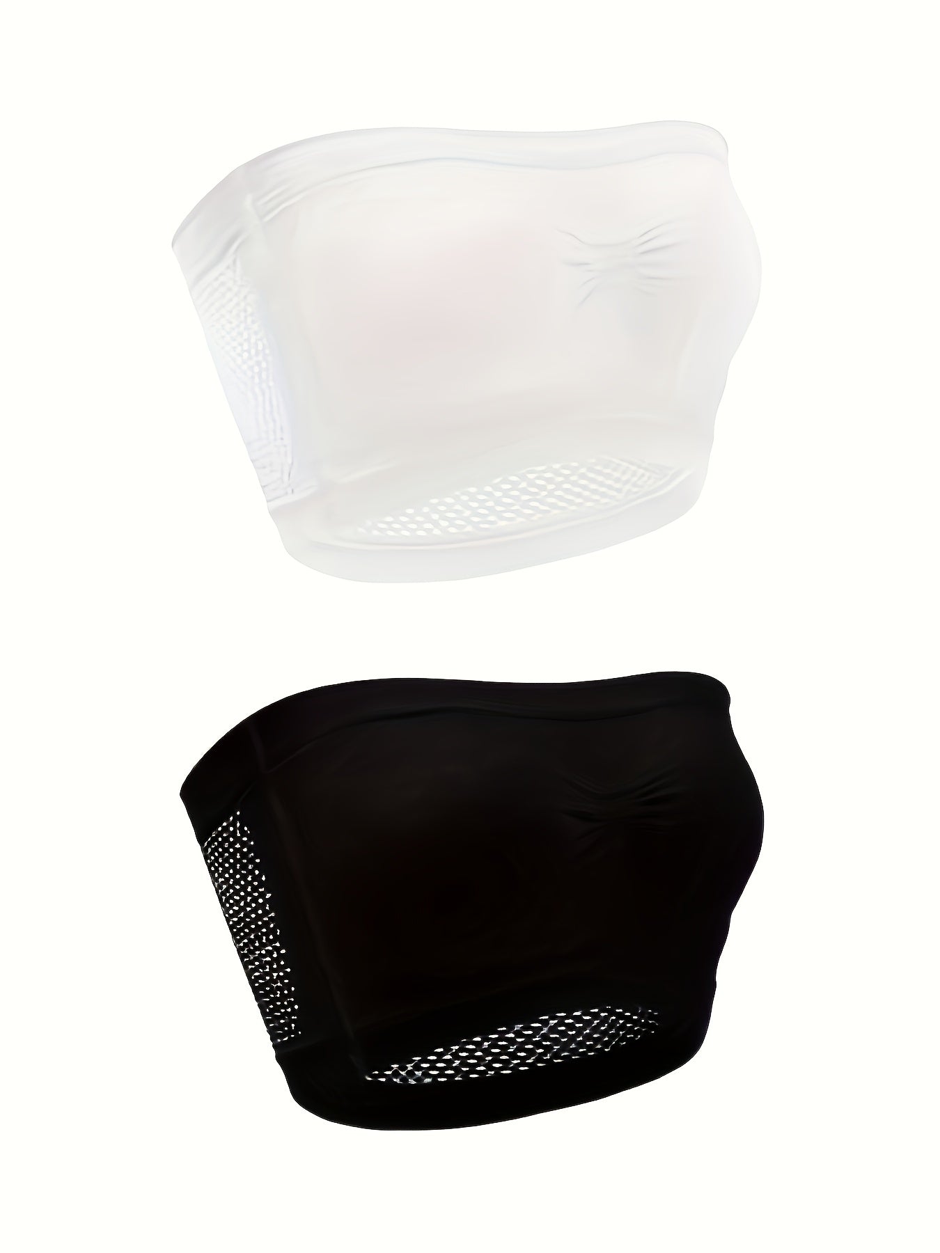 2pcs Seamless Strapless Bandeau Bras for Women