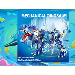 Dino Mech 2-in-1 Transformable Mechanical Warrior Robot