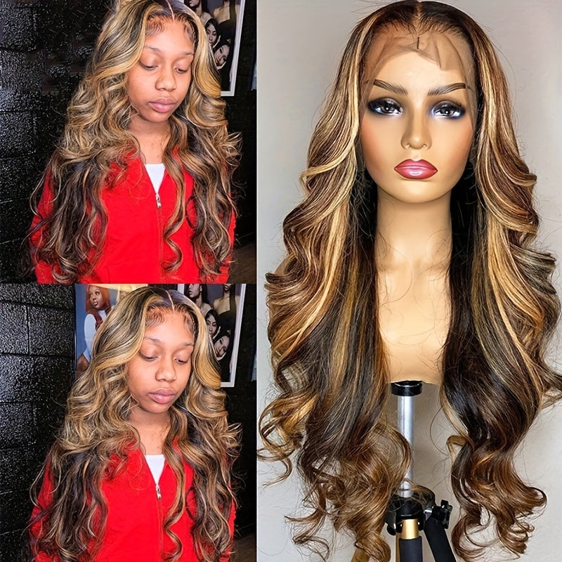 66cm Long Curly Hair Synthetic Fiber Wig for Daily Party Holiday Costume Cosplay