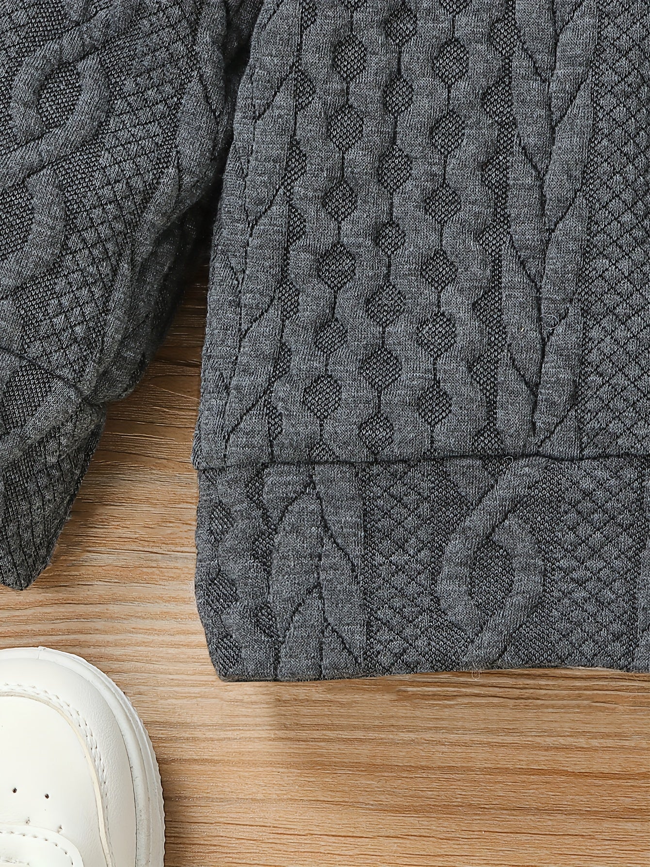 Girls Cable Knit Hooded Sweater Cardigan Button Up Hoodie Coat
