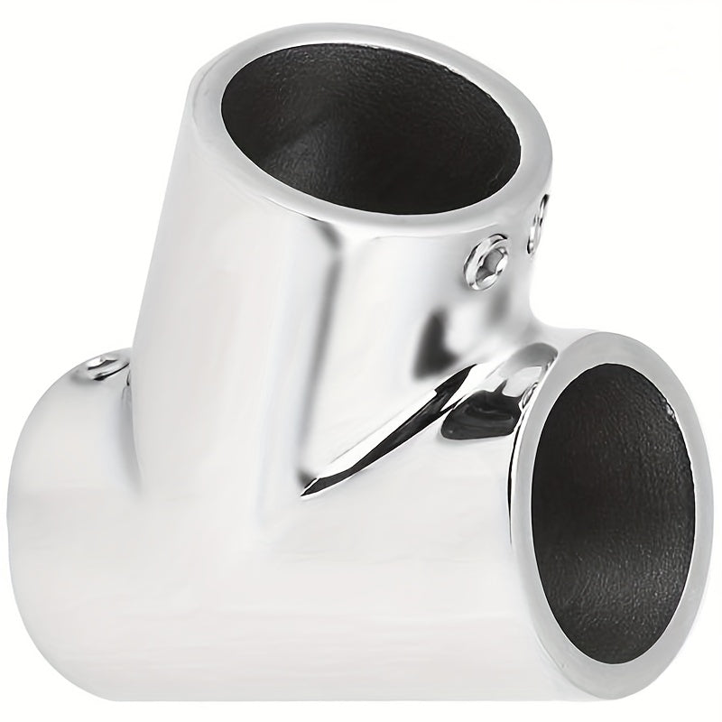 1pc Stainless Steel Boat Handrail Fittings Tee Rail 2 60 Degree Angles