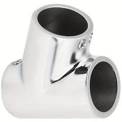 1pc Stainless Steel Boat Handrail Fittings Tee Rail 2 60 Degree Angles