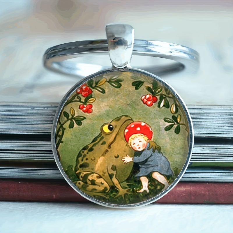 Vintage Frog Keychain for Boys Bag's Accessories