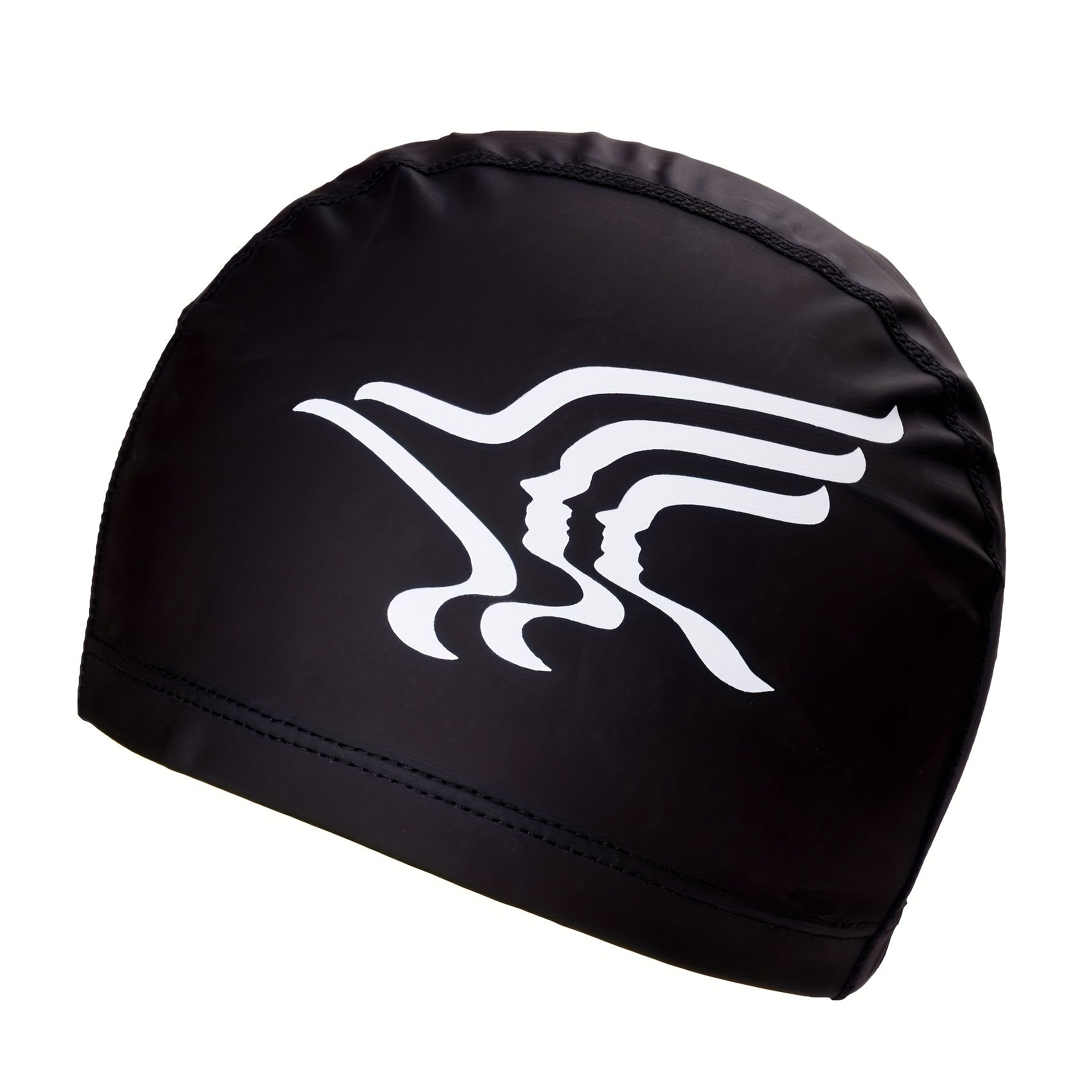 Adults PU Fabric Swim Cap High Elasticity Comfortable Swim Hats