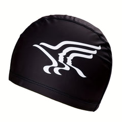 Adults PU Fabric Swim Cap High Elasticity Comfortable Swim Hats