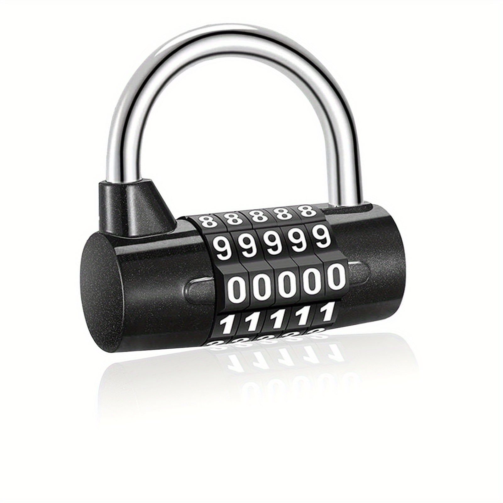 5 Digit Combination Lock 2 Pack, Padlock with 2 Combination Locks