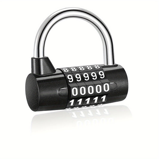 5 Digit Combination Lock 2 Pack, Padlock with 2 Combination Locks