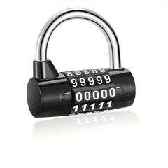 5 Digit Combination Lock 2 Pack, Padlock with 2 Combination Locks