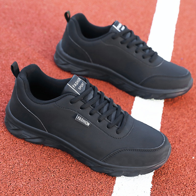 Men's PVC Lightweight Casual Lace Up Sneakers for Outdoor Spring/Summer