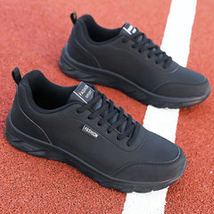 Men's PVC Lightweight Casual Lace Up Sneakers for Outdoor Spring/Summer