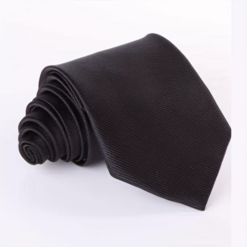 Striped Men's Tie For Wedding Bridegroom