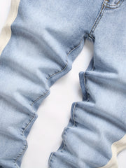 Classic Jeans Men's Stretch Denim Pants Spring Summer
