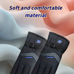 Winter Fleece Lined Warm Gloves Waterproof Touch Screen Gloves
