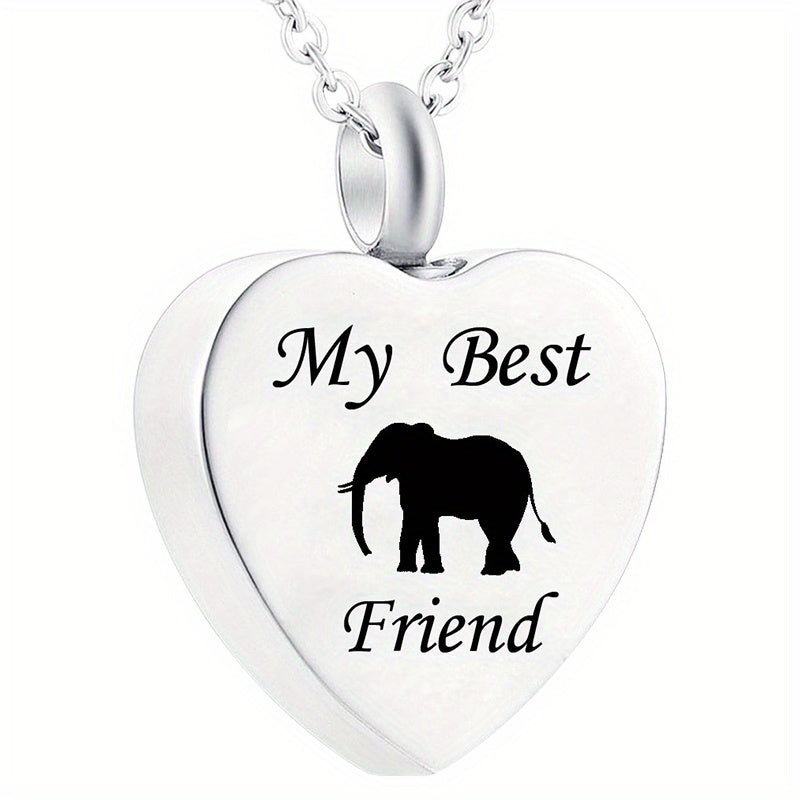 Pet Memorial Necklace Heart Pendant for Beloved Dogs and Cats