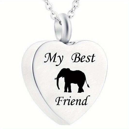Pet Memorial Necklace Heart Pendant for Beloved Dogs and Cats
