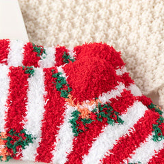 5 Pairs Christmas Print Socks Warm Women's Stockings