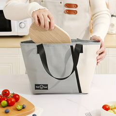 Classic Portable Lunch Bag Waterproof Aluminum Foil Insulated Bag