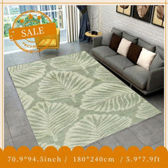 Soft Fluffy Faux Cashmere Area Rug for Living Room Bedroom, Anti-slip TPR Bottom