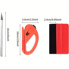 13-Piece Car Wrapping Tool Kit with Engraving Cutter & Vinyl Cutter