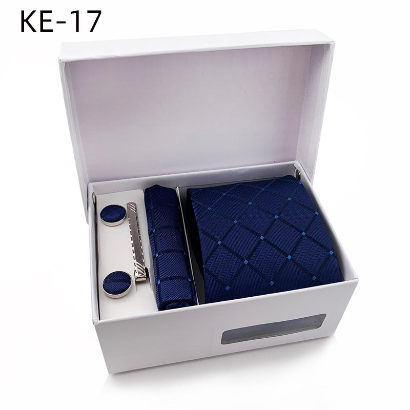Formal Plaid Classic Men's Tie Set