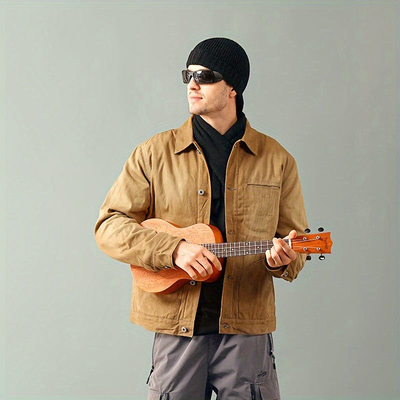 Men's Knitted Winter Hat Windproof Coldproof Outdoor