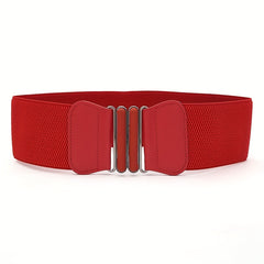 Elastic Wide Waist Seal Feel Paint Waist Belt