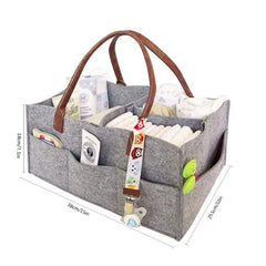 Removable Felt Storage Basket for Mommy Bag Organization