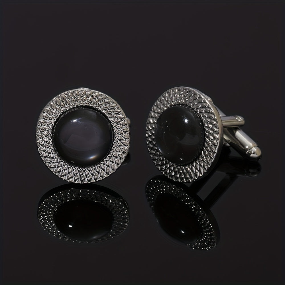 Rhinestone Cufflinks Suit Button Cufflinks Sleeves Studs