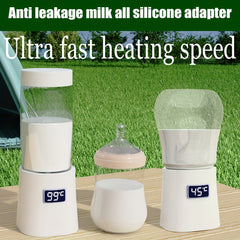 Portable Milk Warmer Milk Regulator Anti Leakage Milk Outdoor Heating Device