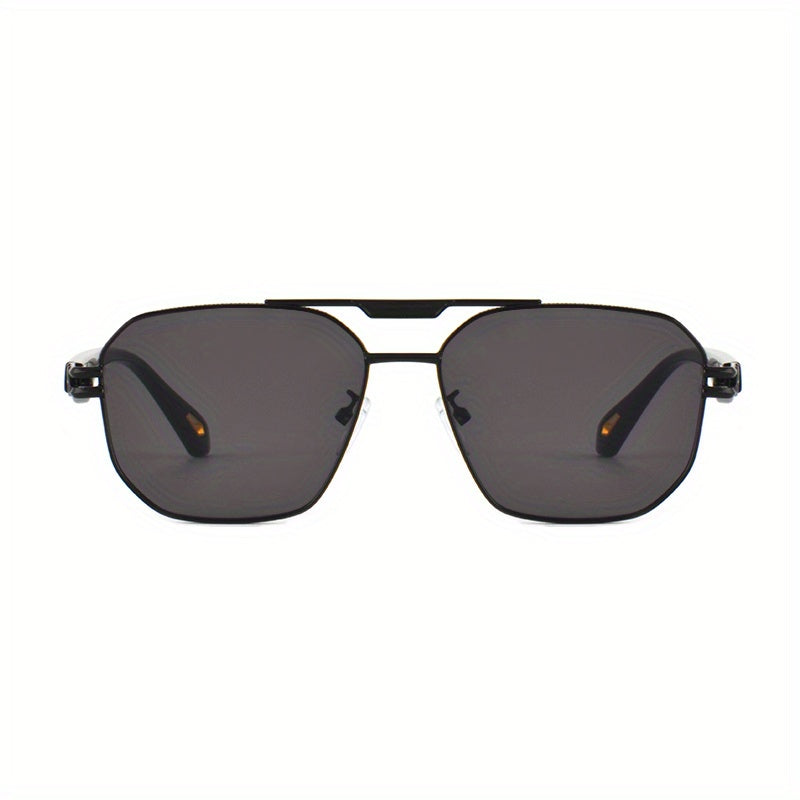 Men's Retro Metal Square Sunglasses UV Protection