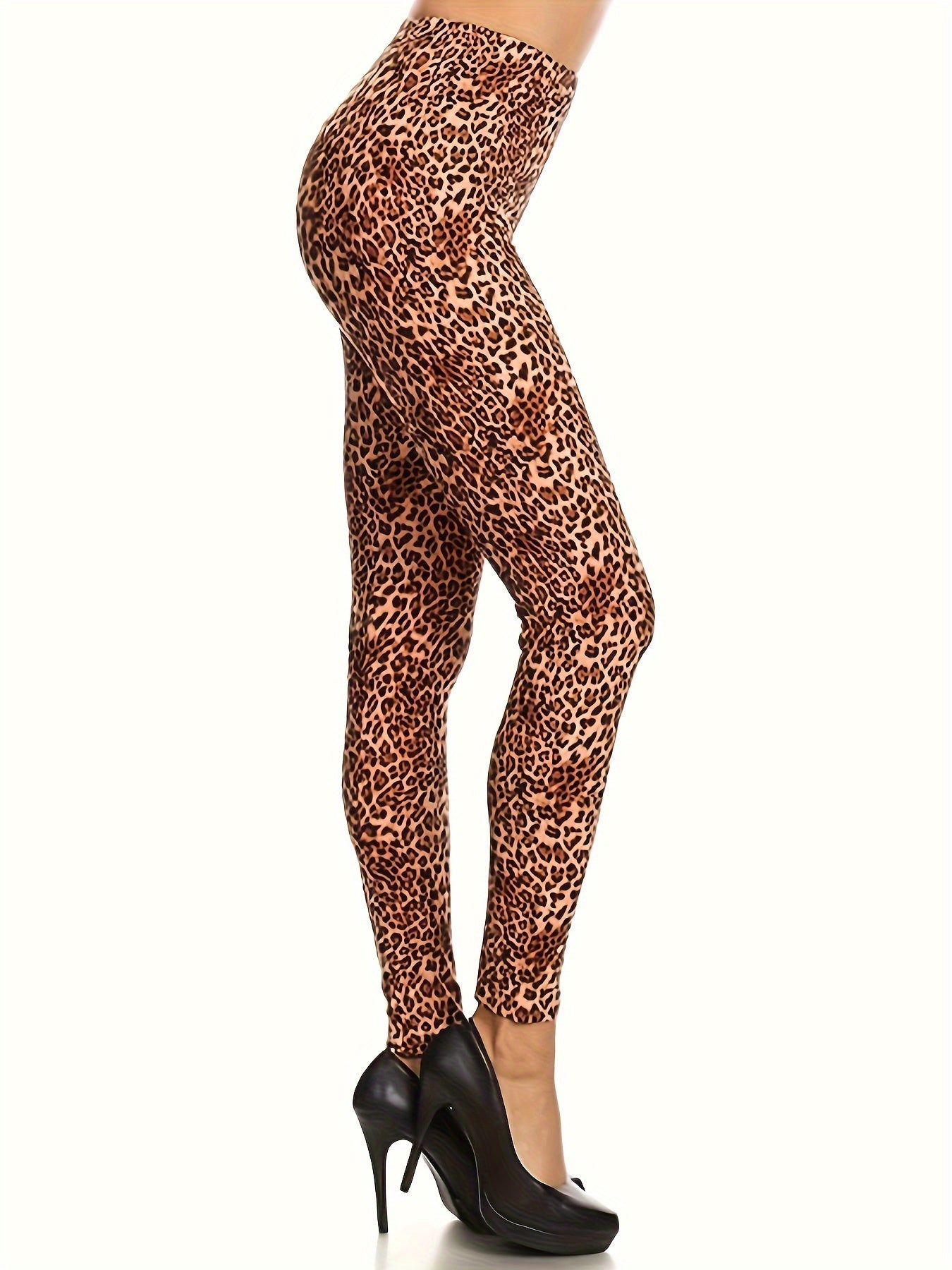 Leopard Print High Waist Yoga Leggings