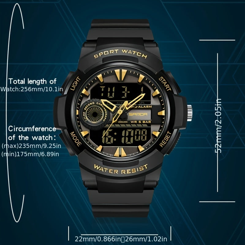 SANDA Boy's Military Falling Resistant Watch