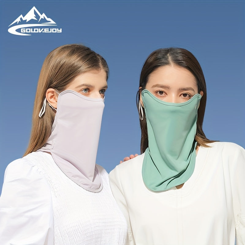 Solid Neck Gaiter UV Protection Face Mask Windproof Scarf Sunscreen Bandana Bala