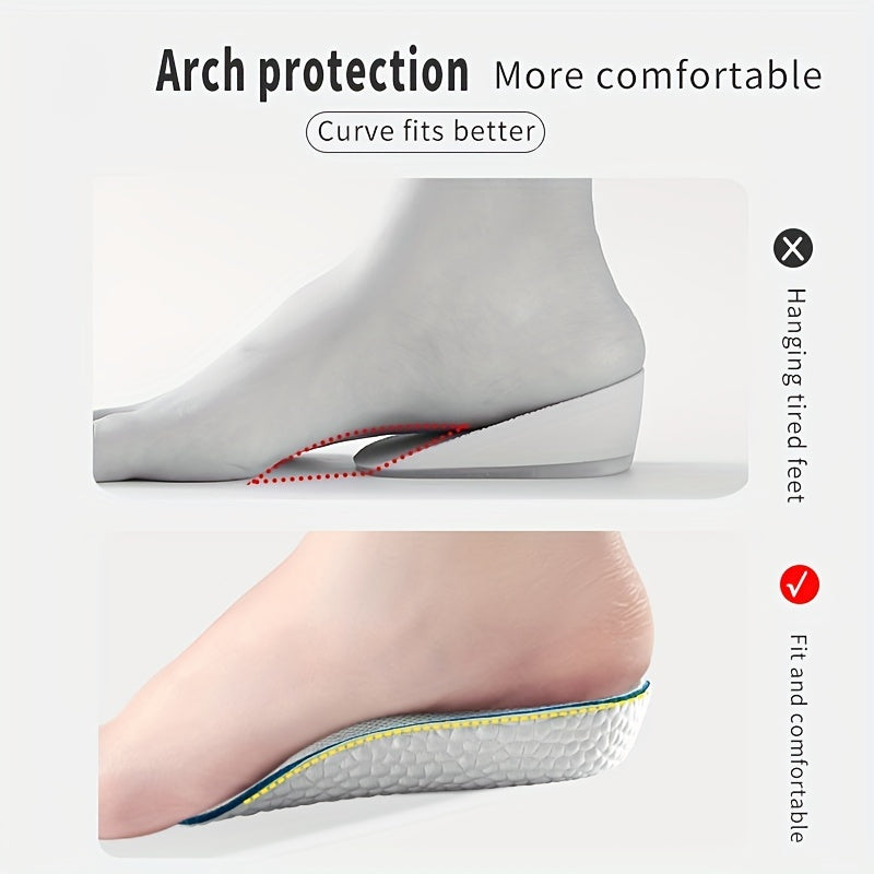 Height Increase Insoles Arch Support Orthopedic Shoe Pads
