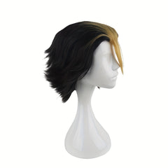 Men's 12inch Short Dress Up Wig Cosplay Party Fiber Wig