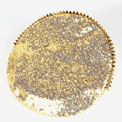 Glitter Carnival Hat Punk Rivet Yacht Boat Captain Cosplay Hat