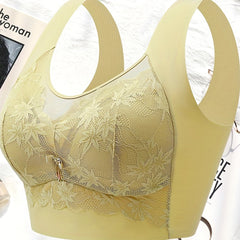 Lace Wireless Bra Seamless Wide Straps Intimates Women's Lingerie