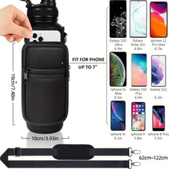 Neoprene Bottle Holder with Adjustable Strap for 18oz-40oz Sports Water Bottle