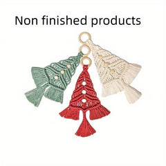 3pcs Christmas Tree Woven DIY Set Home Decoration Woven Rope