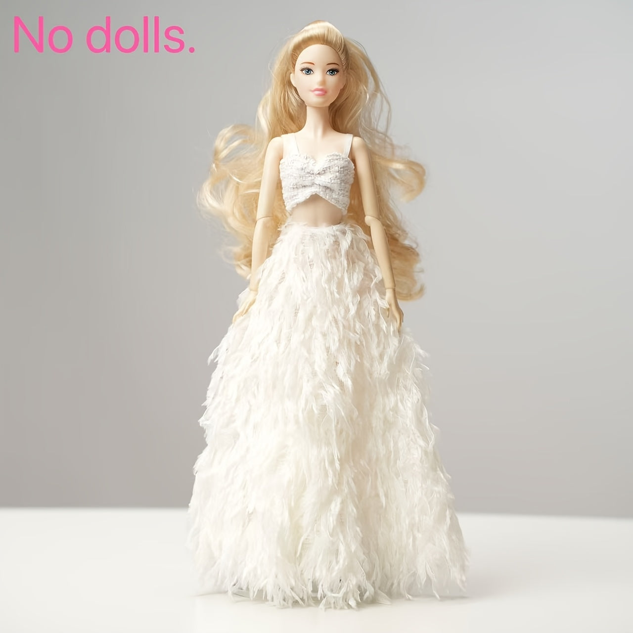 Handcrafted Wedding Dress for 11 8 inch Dolls Evening Wear and Proms