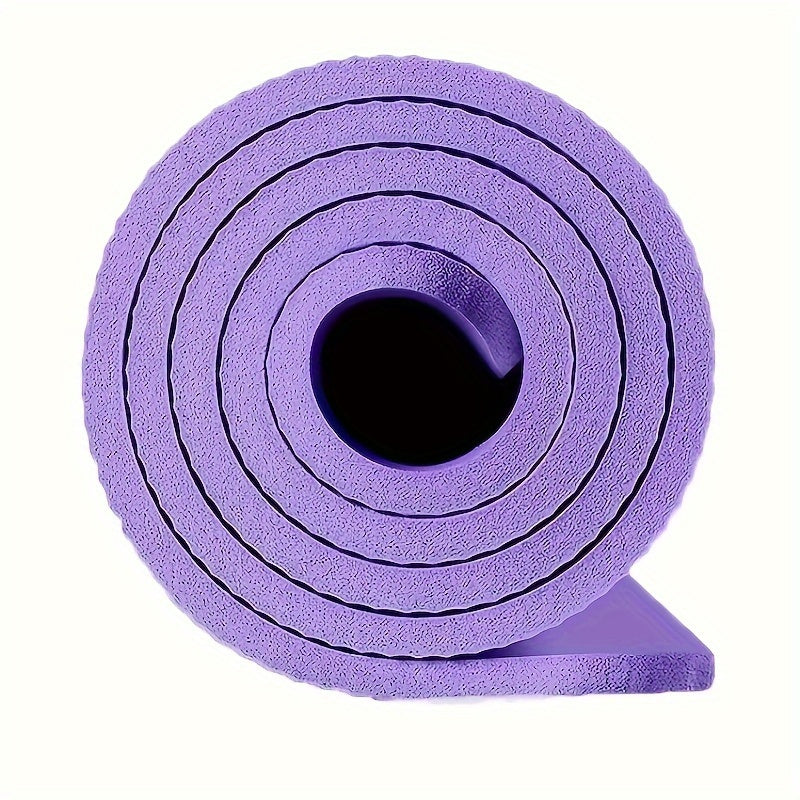8mm Thick Non-slip Yoga Mat for Pilates Fitness Training