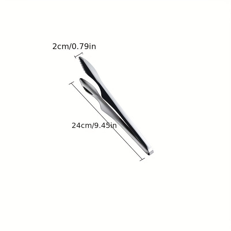 Stainless Steel Food Tongs, Anti-scalding BBQ Clip, Salad & Grilling Tongs