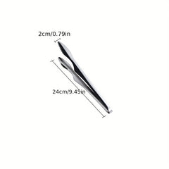 Stainless Steel Food Tongs, Anti-scalding BBQ Clip, Salad & Grilling Tongs