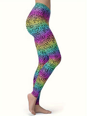 Leopard Print Yoga Pants Running Fitness Leggings