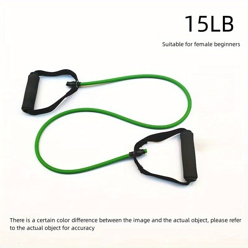 5-Level Yoga Resistance Pull Rope with Handle for Home Pilates Exercise
