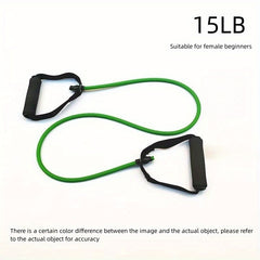 5-Level Yoga Resistance Pull Rope with Handle for Home Pilates Exercise