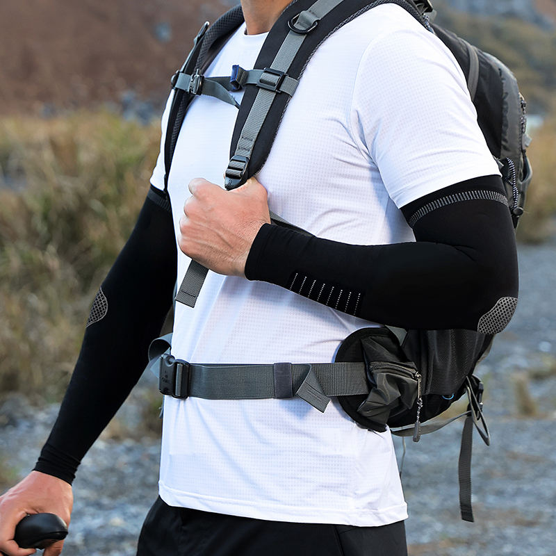 UV Protective Cooling Compression Arm Sleeves for Outdoor Activities