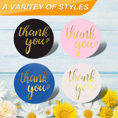 500pcs Thank You Stickers Roll for Small Business 3/4 Adhesive Labels