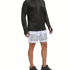 Men's UPF 50 Sun Protection Hoodie Long Sleeve
